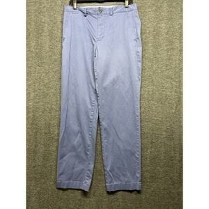 Brooks Brothers Advantage Chino‎ Clark Fit Pants Mens 32x30 Blue Preppy Straight